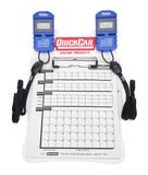 QUICKCAR RACING PRODUCTS 51-054 Clipboard Timing System White