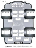 QUICKCAR RACING PRODUCTS 51-215 After Race Tire Set-Up Forms (50 PK)