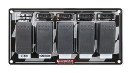 QUICKCAR RACING PRODUCTS 52-163 Ignition Panel w/ Rocker Switches & Fuses