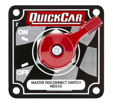 Load image into Gallery viewer, QUICKCAR RACING PRODUCTS 55-008 Master Disconnect High Amp 4 Post Flag Plate