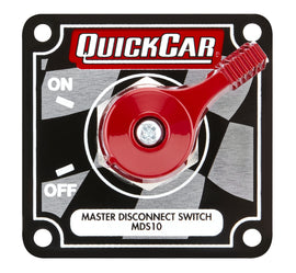 QUICKCAR RACING PRODUCTS 55-008 Master Disconnect High Amp 4 Post Flag Plate