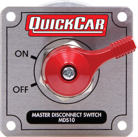 QUICKCAR RACING PRODUCTS 55-023 Master Disconnect High Amp 4 Post Silver Plate