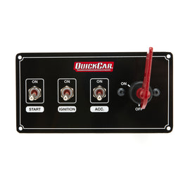 QUICKCAR RACING PRODUCTS 55-7330 Ignition Panel Weather Proof w/ MSD 1 Acc.