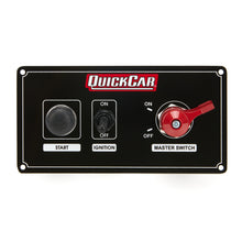 Load image into Gallery viewer, QUICKCAR RACING PRODUCTS 55-8022 Ignition Panel w/ MSD &amp; 1 Acc. Switch