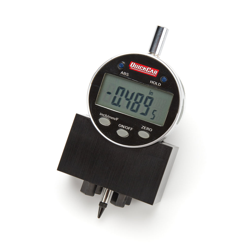 QUICKCAR RACING PRODUCTS 56-102 Tread Depth Gauge Digital w/ Billet Base