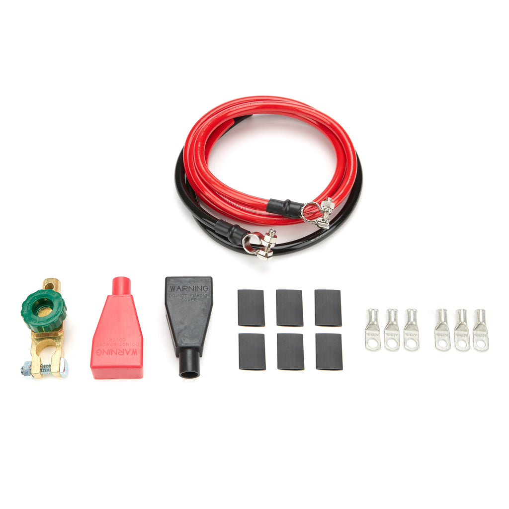 QUICKCAR RACING PRODUCTS 57-002 Battery Cable Kit 2 Ga. 6ft Red & 3ft Black