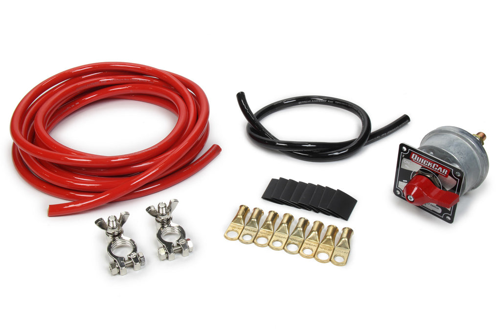 QUICKCAR RACING PRODUCTS 57-014 Battery Cable Kit 4 Gauge w/ MDS