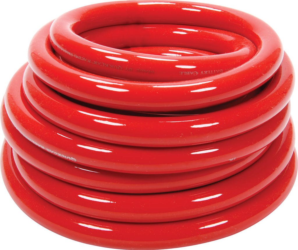 QUICKCAR RACING PRODUCTS 57-1521 Power Cable 2 Gauge Red 15Ft