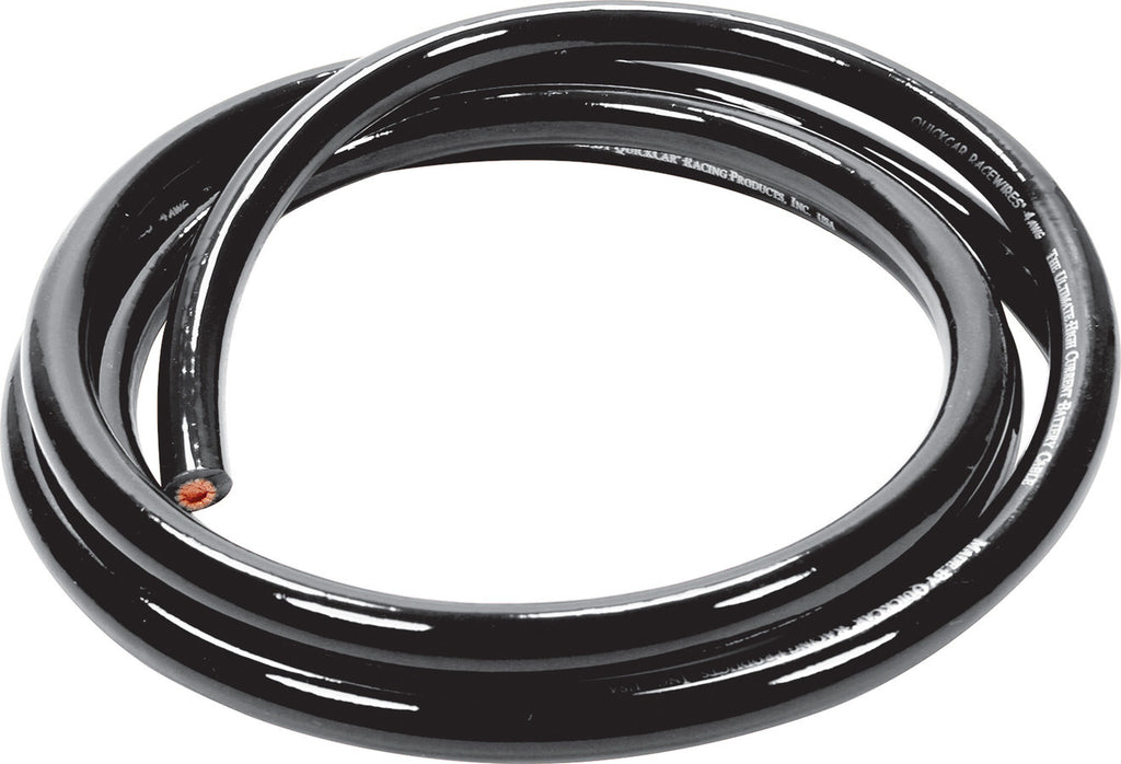 QUICKCAR RACING PRODUCTS 57-343 Power Cable 4 Gauge Blk 5Ft