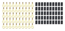 Load image into Gallery viewer, QUICKCAR RACING PRODUCTS 57-460-50 Ring Terminal 1/4in 18- 22 Ga w/Heat Shrink 50pk