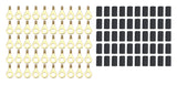 QUICKCAR RACING PRODUCTS 57-460-50 Ring Terminal 1/4in 18- 22 Ga w/Heat Shrink 50pk