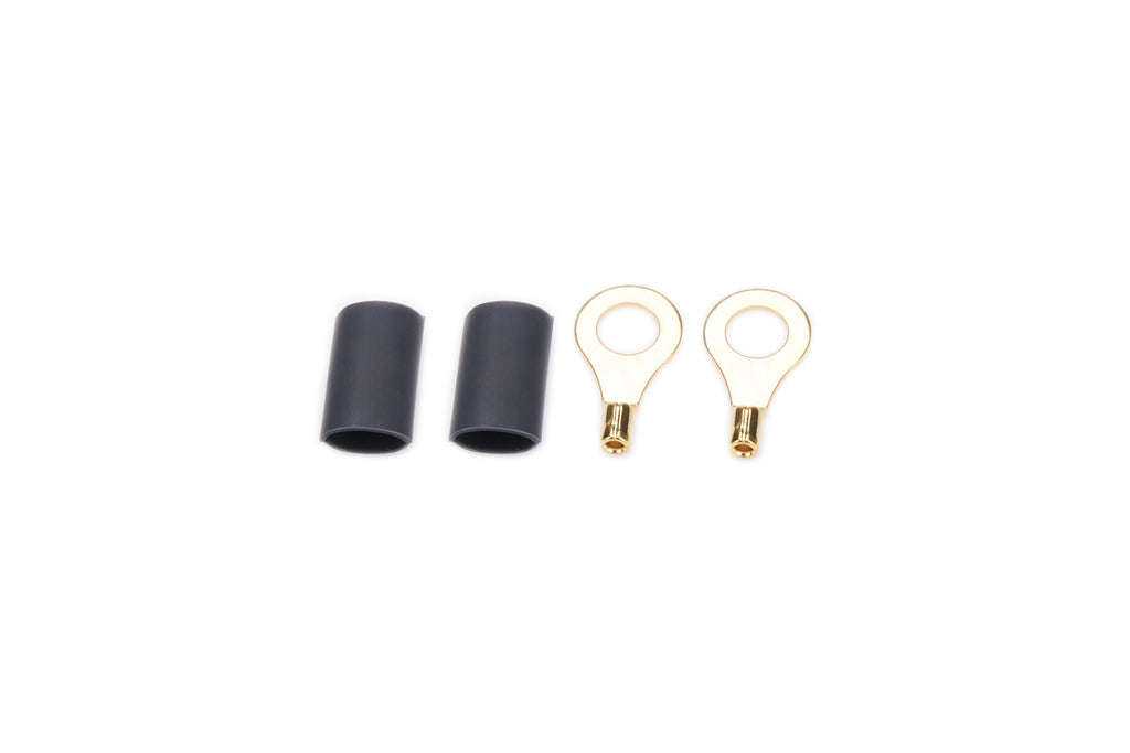 QUICKCAR RACING PRODUCTS 57-460 Ring Terminal 1/4in 18- 22 Ga w/Heat Shrink Pair