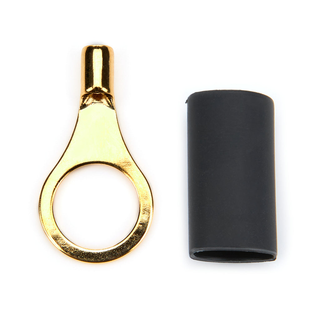 QUICKCAR RACING PRODUCTS 57-461 Ring Terminal 5/16in 18- 22 Ga w/Heat Shrink Pair