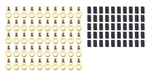 Load image into Gallery viewer, QUICKCAR RACING PRODUCTS 57-463-50 Ring Terminal 5/16in 10- 12 Ga w/Heat Shrink 50pk