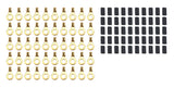 QUICKCAR RACING PRODUCTS 57-463-50 Ring Terminal 5/16in 10- 12 Ga w/Heat Shrink 50pk