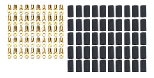 Load image into Gallery viewer, QUICKCAR RACING PRODUCTS 57-465-50 Ring Terminal #8 8 Ga w/Heat Shrink 50pk