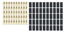 QUICKCAR RACING PRODUCTS 57-465-50 Ring Terminal #8 8 Ga w/Heat Shrink 50pk