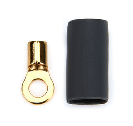QUICKCAR RACING PRODUCTS 57-466 Ring Terminal #6 14-16 Ga w/Heat Shrink Pair