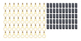 QUICKCAR RACING PRODUCTS 57-467-50 Ring Terminal 3/8in 18- 22 Ga w/Heat Shrink 50pk