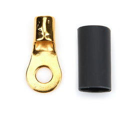 QUICKCAR RACING PRODUCTS 57-468 Ring Terminal #8 10-12 Ga w/Heat Shrink Pair