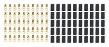 Load image into Gallery viewer, QUICKCAR RACING PRODUCTS 57-471-50 Ring Terminal #8 14-16 Ga w/Heat Shrink 50pk