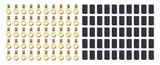 QUICKCAR RACING PRODUCTS 57-472-50 Ring Terminal #10 14-16 Ga w/Heat Shrink 50pk
