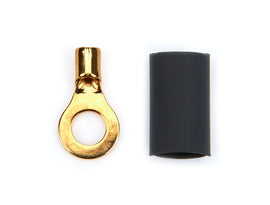 QUICKCAR RACING PRODUCTS 57-472 Ring Terminal #10 14-16 GA. Pair w/Heat Shrink