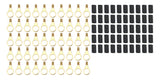 QUICKCAR RACING PRODUCTS 57-473-50 Ring Terminal 3/8in 14- 16 Ga w/Heat Shrink 50pk