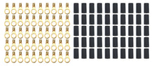 Load image into Gallery viewer, QUICKCAR RACING PRODUCTS 57-474-50 Ring Terminal 3/8in 8-10 Ga w/Heat Shrink 50pk