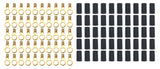 QUICKCAR RACING PRODUCTS 57-474-50 Ring Terminal 3/8in 8-10 Ga w/Heat Shrink 50pk
