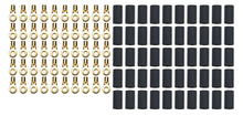 Load image into Gallery viewer, QUICKCAR RACING PRODUCTS 57-475-50 Ring Terminal #10 8-10 Ga w/Heat Shrink 50pk