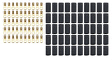 QUICKCAR RACING PRODUCTS 57-476-50 Ring Terminal #6 16-22 Ga w/Heat Shrink 50pk