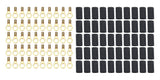 QUICKCAR RACING PRODUCTS 57-477-50 Ring Terminal #10 16-22 Ga w/Heat Shrink 50pk
