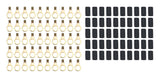 QUICKCAR RACING PRODUCTS 57-479-50 Ring Terminal 5/16in 14- 16 Ga w/Heat Shrink 50pk