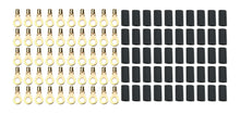 Load image into Gallery viewer, QUICKCAR RACING PRODUCTS 57-490-50 Ring Terminal 5/16in 8 Ga w/Heat Shrink 50pk