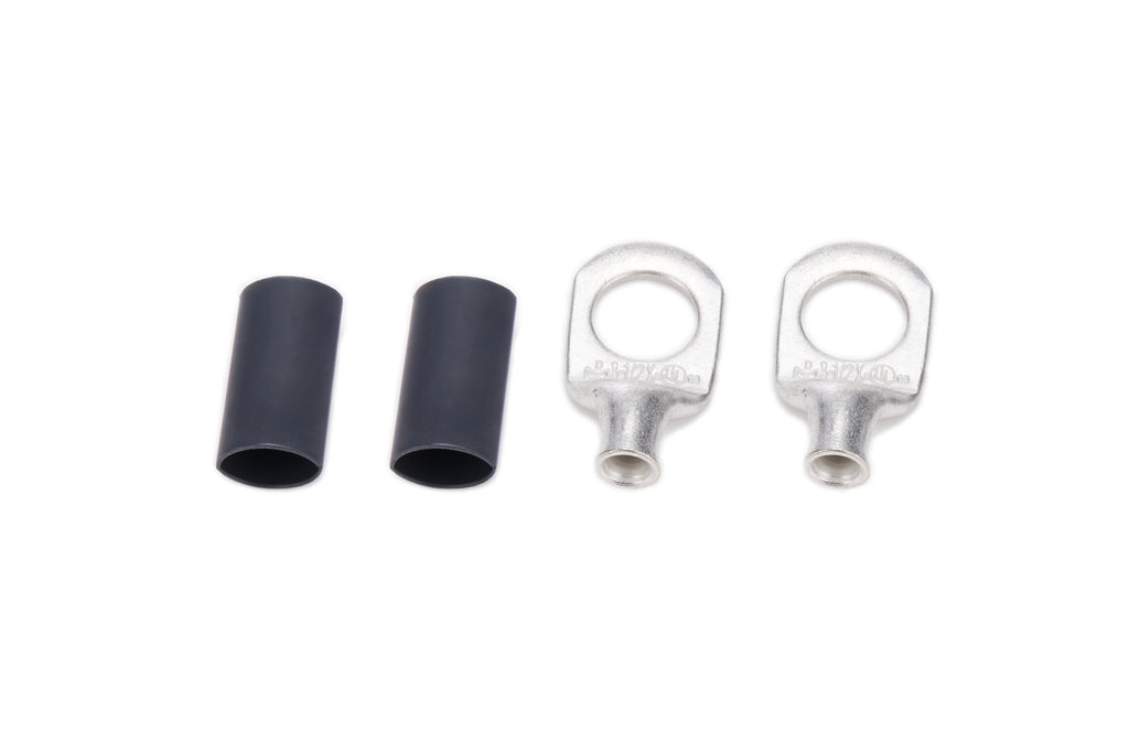 QUICKCAR RACING PRODUCTS 57-515 Ring Terminal 1/2in 8 Ga w/Heat Shrink Pair