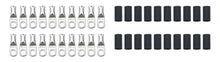 Load image into Gallery viewer, QUICKCAR RACING PRODUCTS 57-520-20 Ring Terminal 5/16in 4 Ga w/Heat Shrink 20pk