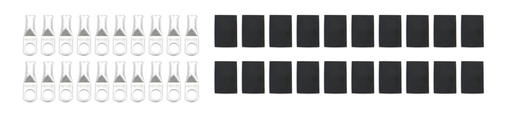 QUICKCAR RACING PRODUCTS 57-530-20 Ring Terminal 3/8in 4 Ga w/Heat Shrink 20pk