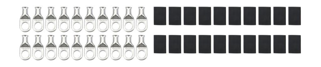 QUICKCAR RACING PRODUCTS 57-535-20 Ring Terminal 1/2in 4 Ga w/Heat Shrink 20pk