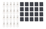 QUICKCAR RACING PRODUCTS 57-540-20 Ring Terminal 5/16in 2 Ga w/Heat Shrink 20pk