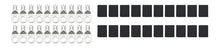 Load image into Gallery viewer, QUICKCAR RACING PRODUCTS 57-560-20 Ring Terminal 1/2in 2 Ga w/Heat Shrink 20pk