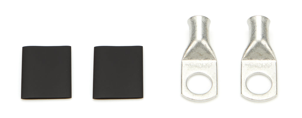 QUICKCAR RACING PRODUCTS 57-560 Power Ring 2 AWG 1/2in Hole Pair w/Heat Shrink