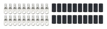 Load image into Gallery viewer, QUICKCAR RACING PRODUCTS 57-570-20 Ring Terminal 1/4in 8 Ga w/Heat Shrink 20pk