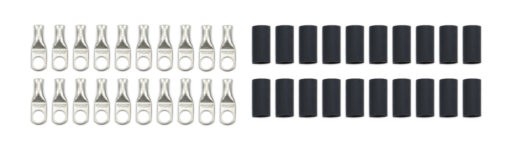 QUICKCAR RACING PRODUCTS 57-571-20 Ring Terminal 5/16in 8 Ga w/Heat Shrink 20pk