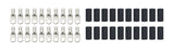 QUICKCAR RACING PRODUCTS 57-571-20 Ring Terminal 5/16in 8 Ga w/Heat Shrink 20pk