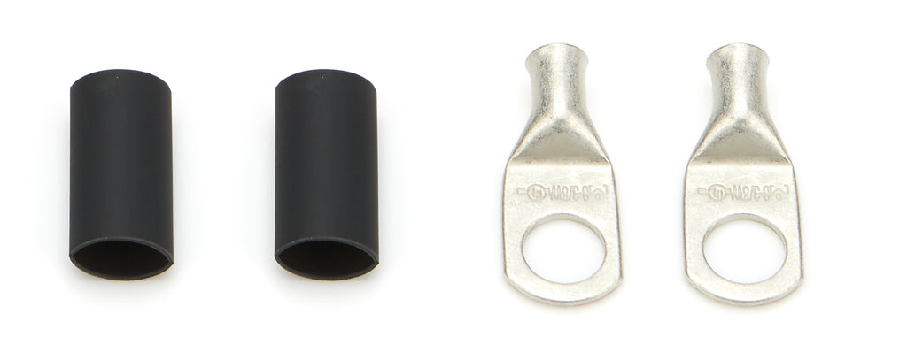 QUICKCAR RACING PRODUCTS 57-571 Ring Terminal 5/16in 8 Ga w/Heat Shrink Pair