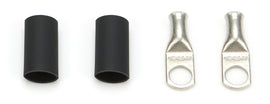 QUICKCAR RACING PRODUCTS 57-573 QUICKCAR RACING PRODUCTS 57-573 Copper Battery Terminal Pair with Heat Shrink, 1/2 Inch Eyelet, 8 Gauge