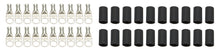 Load image into Gallery viewer, QUICKCAR RACING PRODUCTS 57-583-20 Ring Terminals 1/2in 6 Ga w/Heat Shrink 20pk