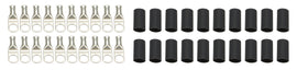 QUICKCAR RACING PRODUCTS 57-583-20 Ring Terminals 1/2in 6 Ga w/Heat Shrink 20pk