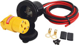 QUICKCAR RACING PRODUCTS 57-723 Remote Outlet for Oil Heater/Battery Charger